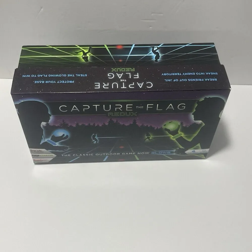 BRAND NEW Capture the Flag REDUX The classic outdoor game GLOWS. 4-24 players 8+
